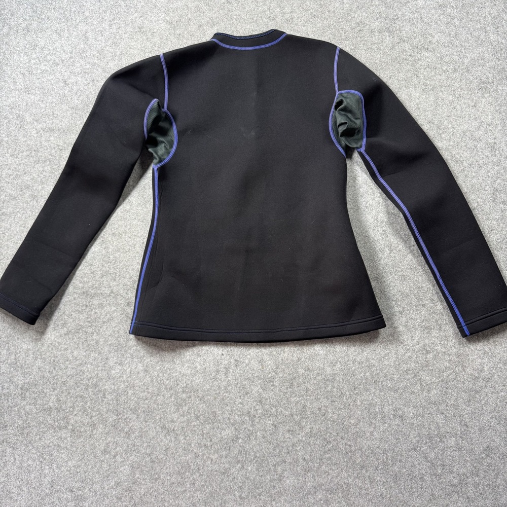 Sisyama Womens Los Angeles Sauna Top Medium Black Purple Thermal Neoprene - Picture 2 of 9